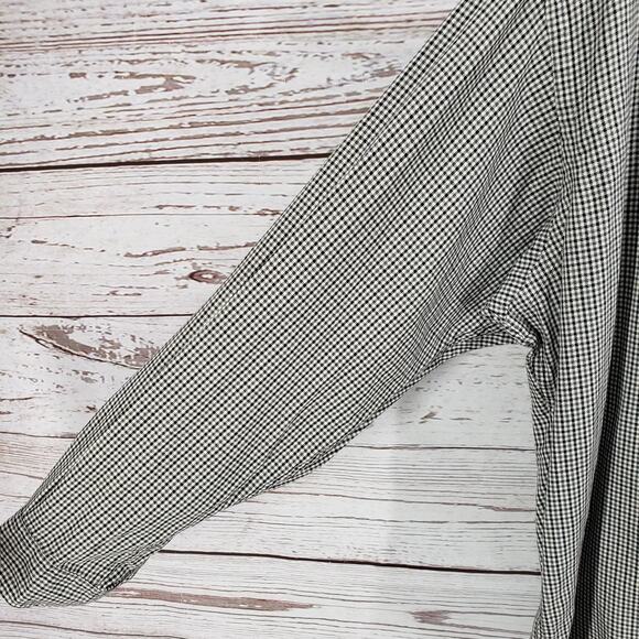 Ralph Lauren Men's Black Gray 100%Cotton Blaire Long Sleeve Shirt Size Large - Picture 4 of 14